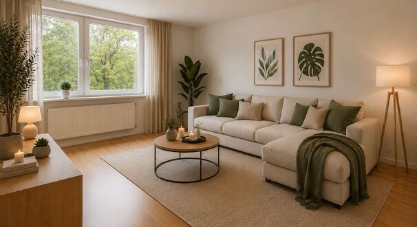Wohnzimmer - Visualisierung