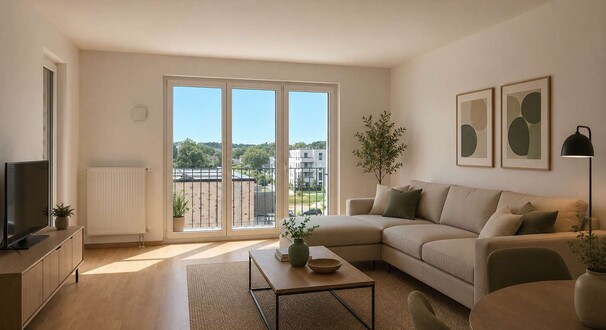 KI Visualisierung Wohnzimmer
