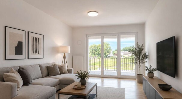 KI Visualisierung Wohnzimmer