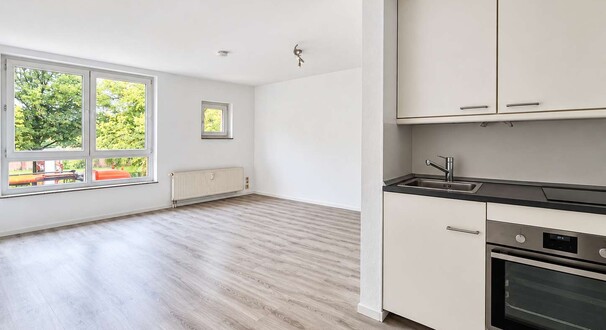 Wohnbereich mit Pantry Küche