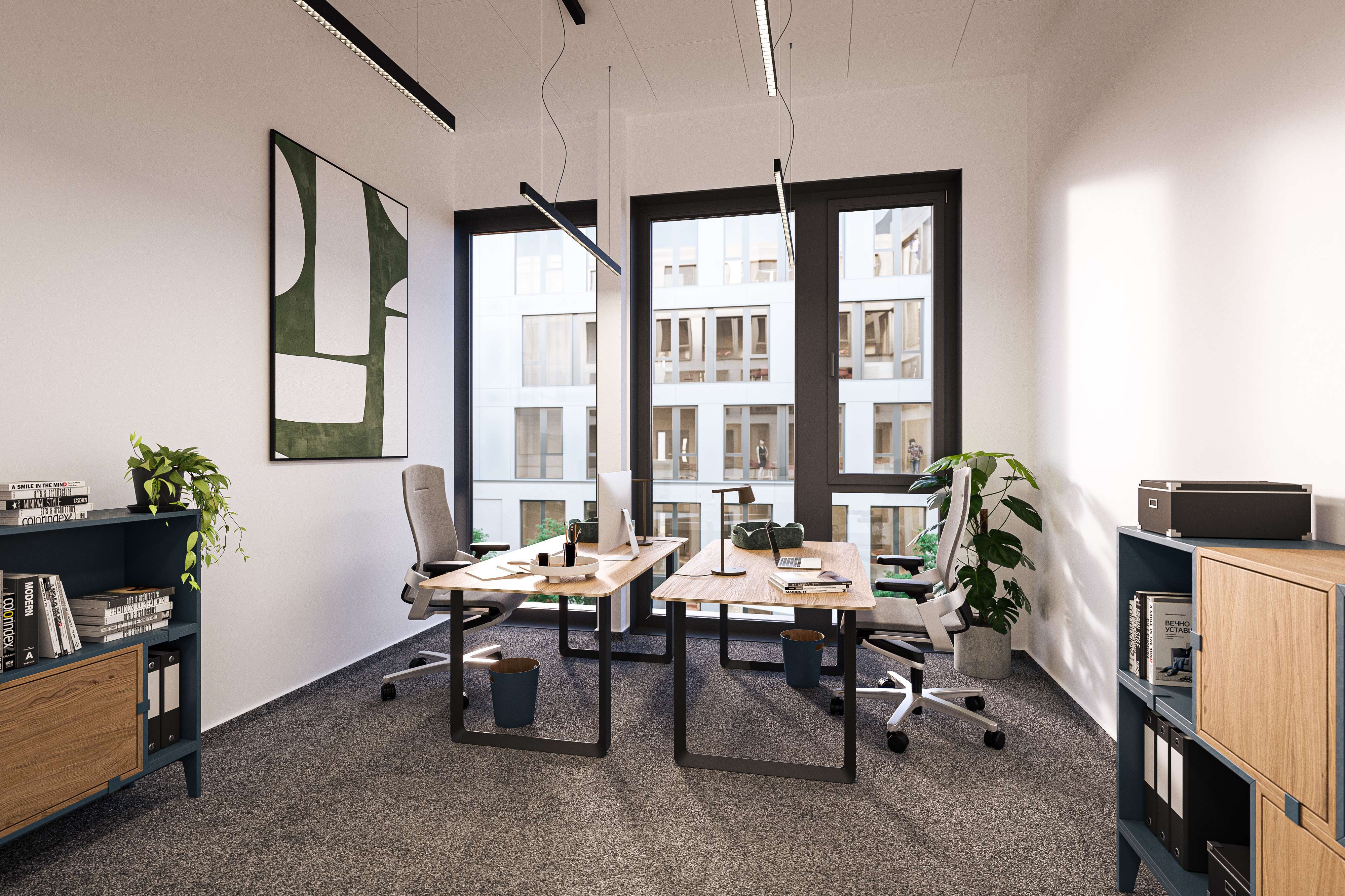 Visu Doppelbüro
