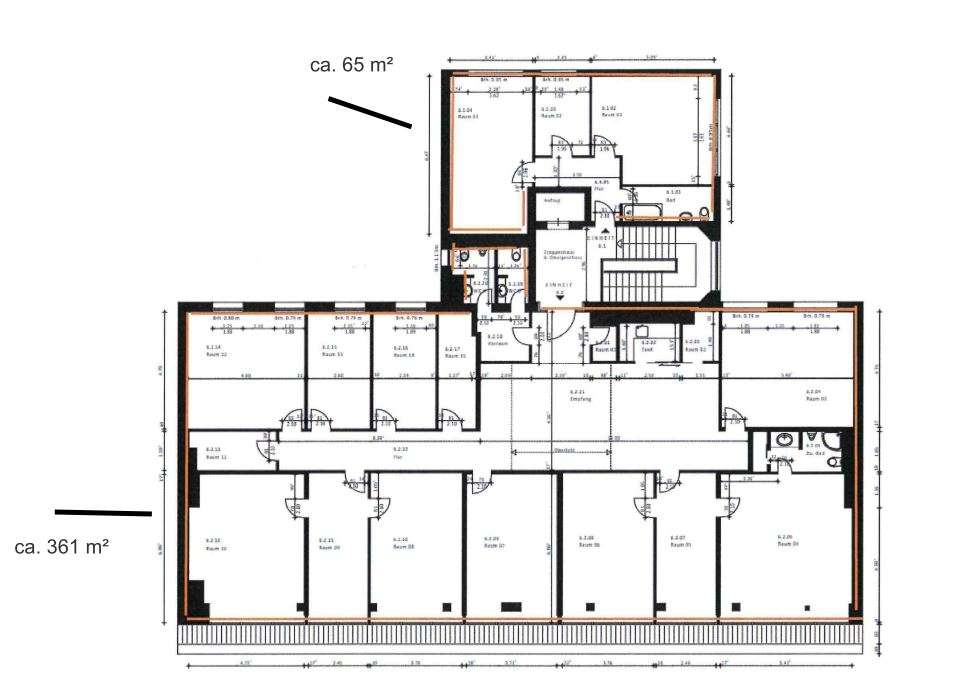 Grundriss 6. OG