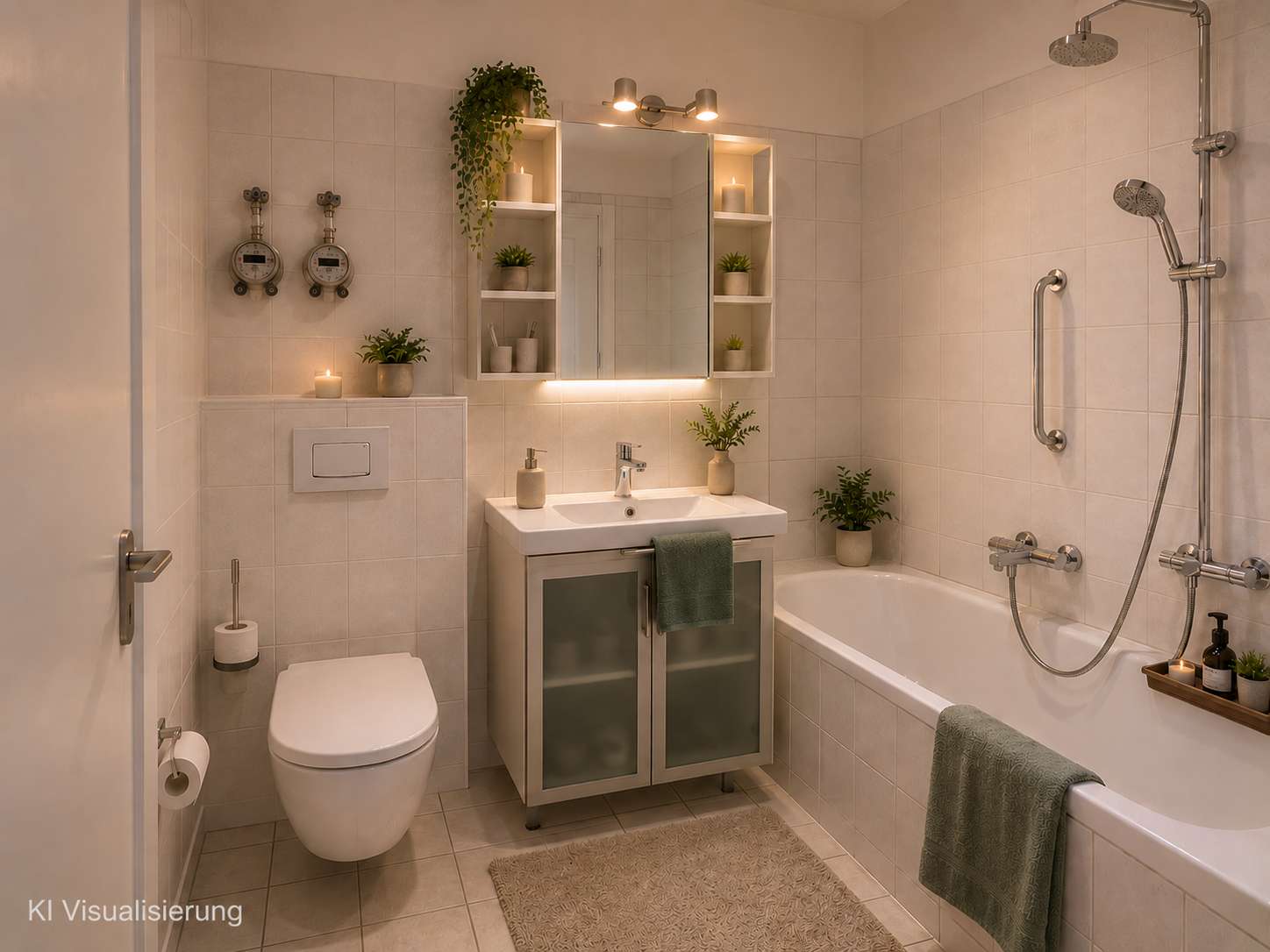 Badezimmer - Visualisierung
