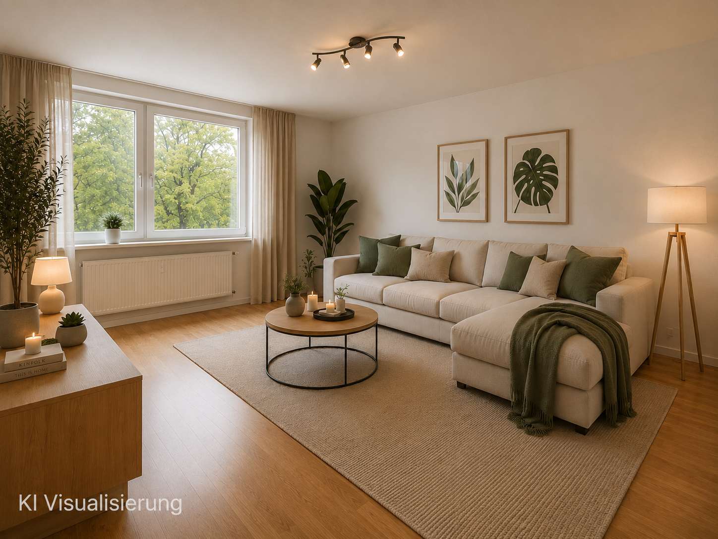 Wohnzimmer - Visualisierung
